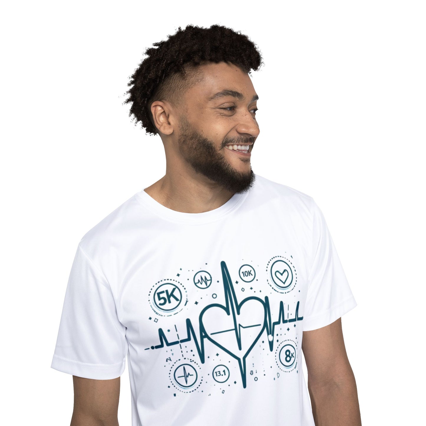 Rhythm Of My Run - Men's Athletic Shirt