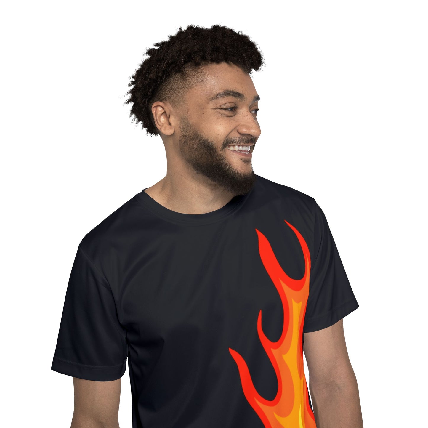 My Skulls On Fire - Men's Athletic Shirt