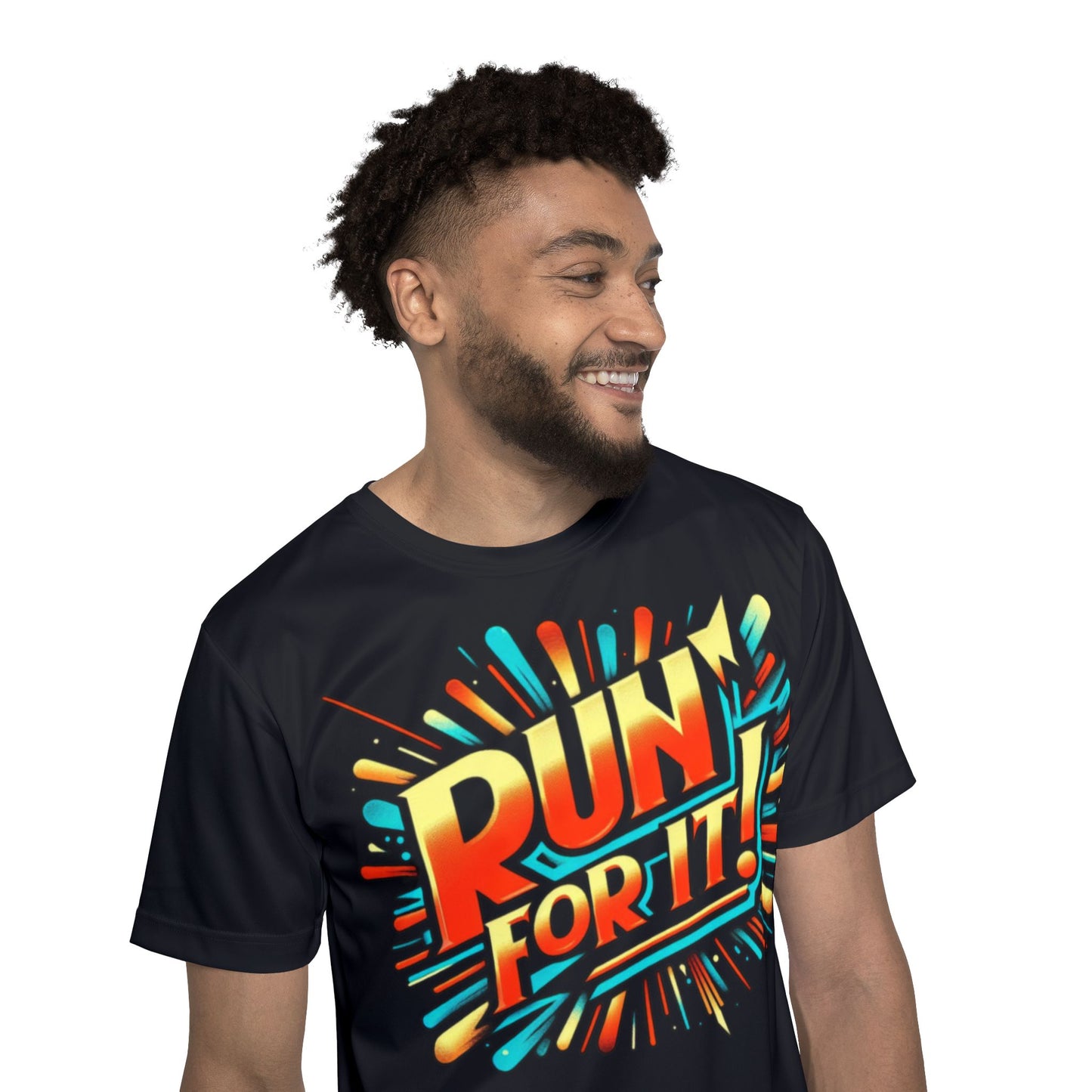 Run For It - Men's Athletic Shirt