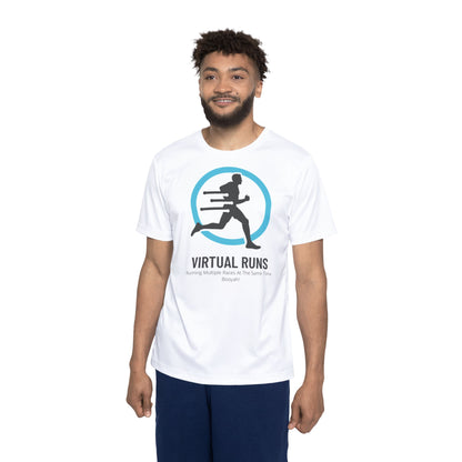 Virtual Runs Are Awesome! - Men's Athletic Shirt