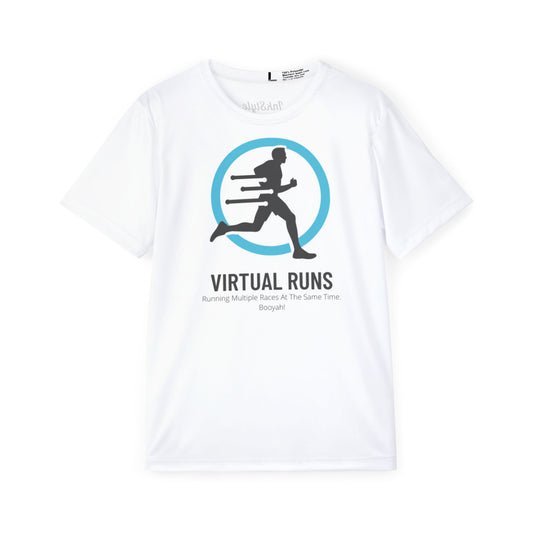 Virtual Runs Are Awesome! - Men's Athletic Shirt