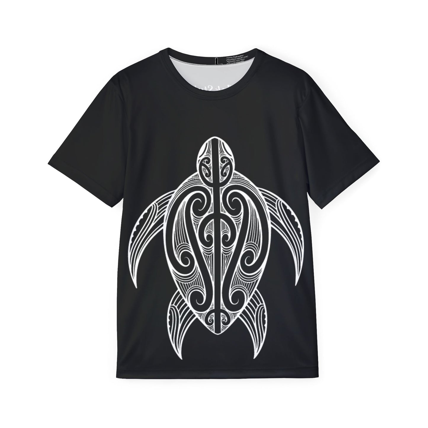 Chill Turtle - Black Men's Athletic Shirt