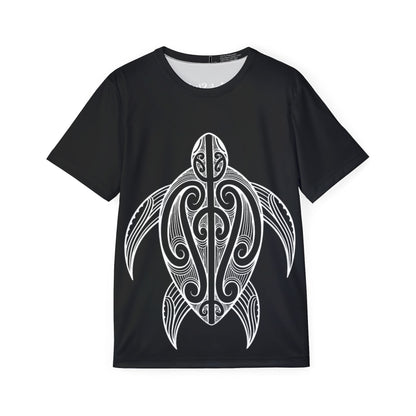 Chill Turtle - Black Men's Athletic Shirt