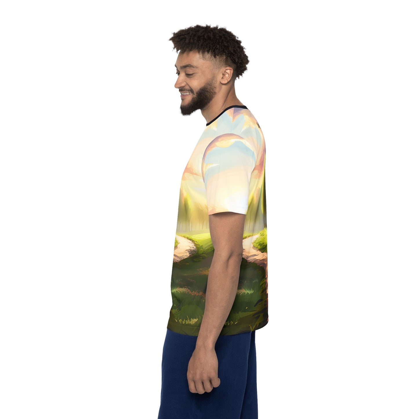 Forest Path - Men's Athletic Shirt