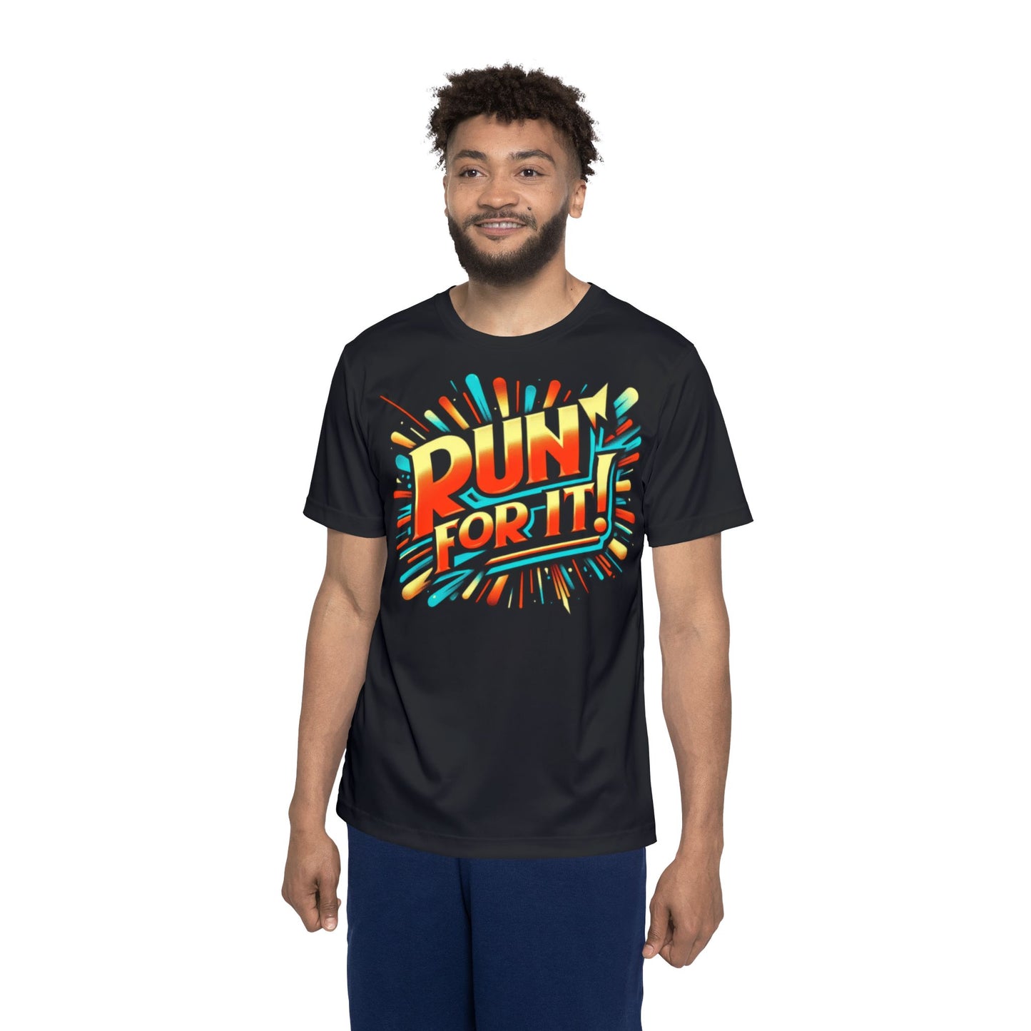 Run For It - Men's Athletic Shirt