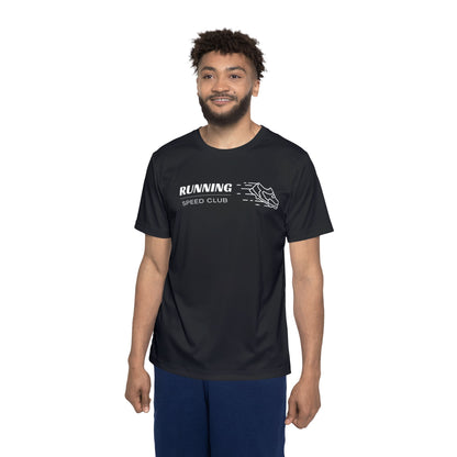 Running Speed Club - Men's Black Athletic Shirt