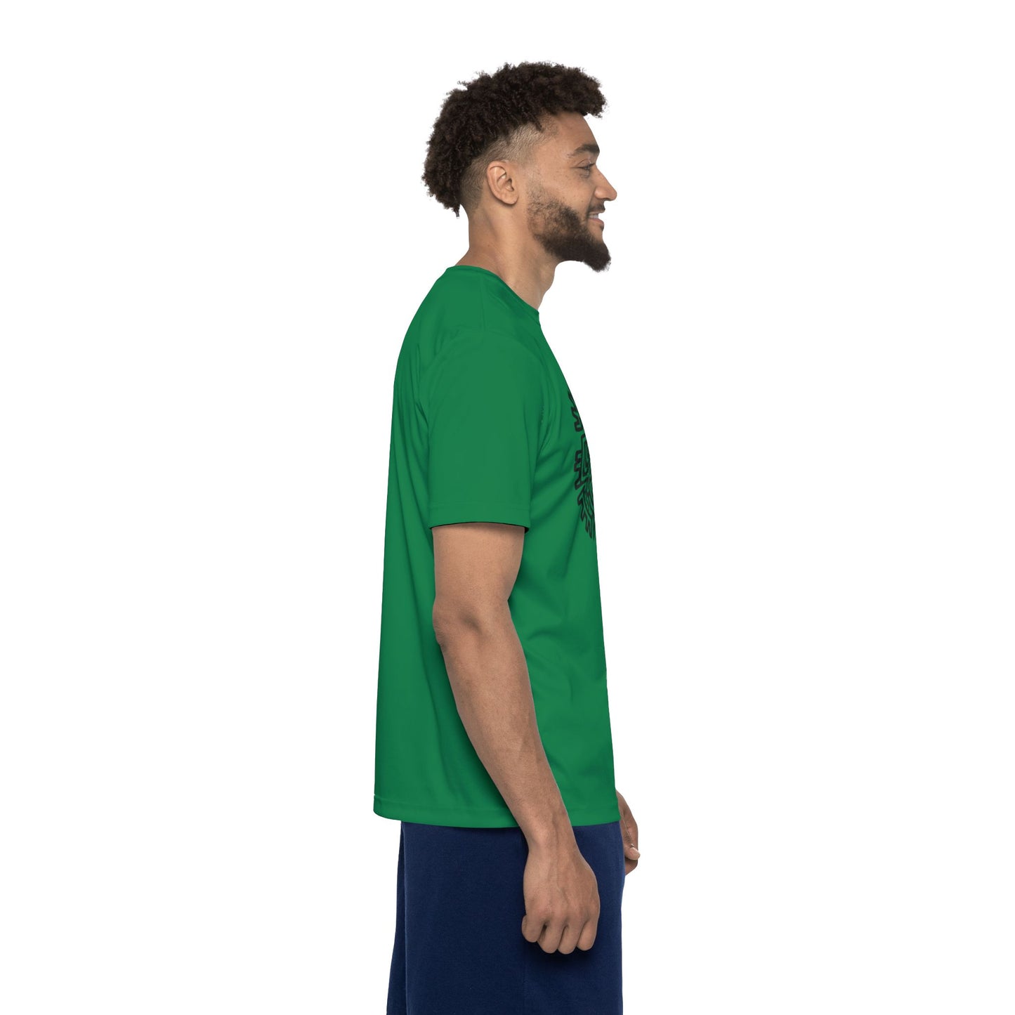 Temple Of Run - Green Men's Athletic Shirt