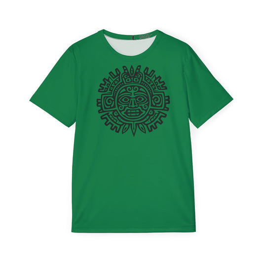 Temple Of Run - Green Men's Athletic Shirt