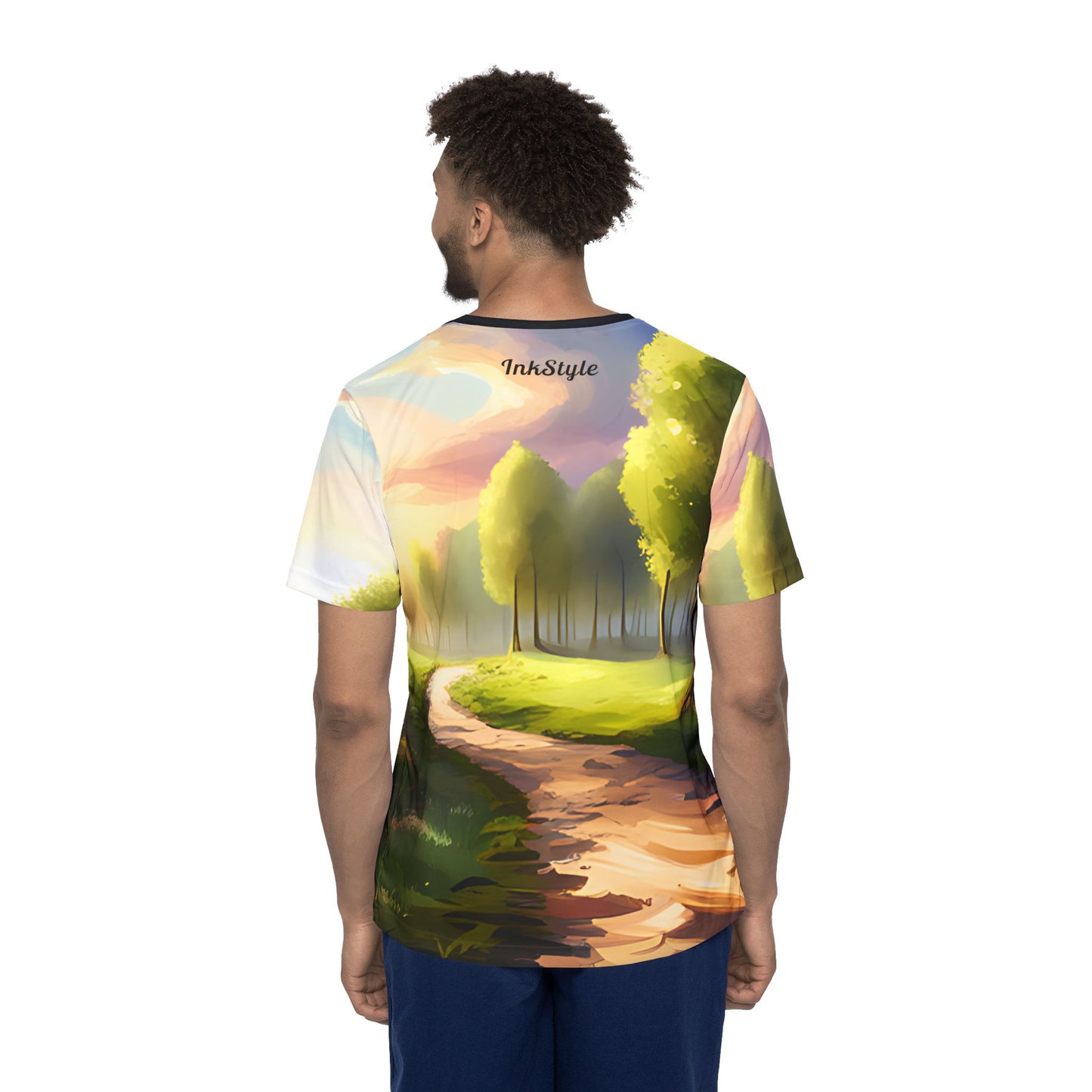 Forest Path - Men's Athletic Shirt