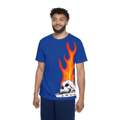 My Skulls On Fire - Men's Athletic Shirt