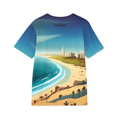 Chill Beach Run - Men's Athletic Shirt