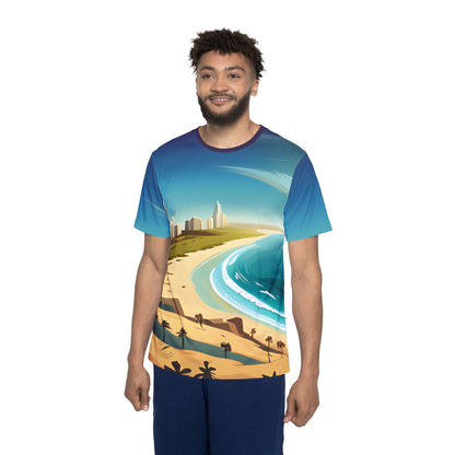 Chill Beach Run - Men's Athletic Shirt