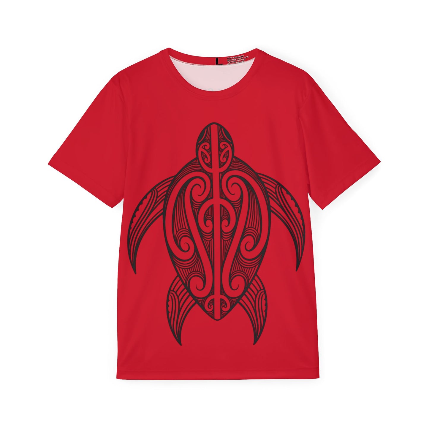 Chill Turtle - Red Men's Athletic Shirt