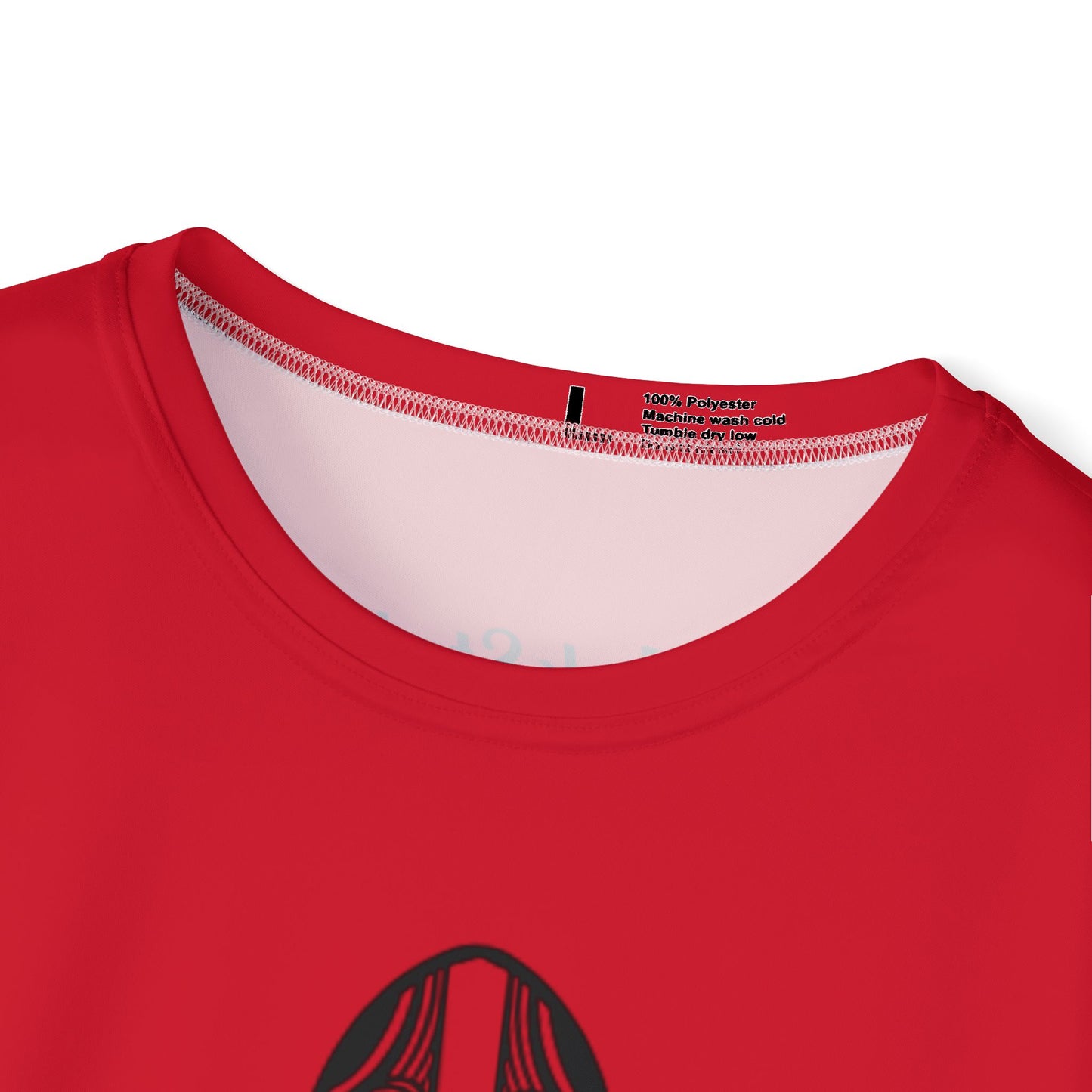 Chill Turtle - Red Men's Athletic Shirt