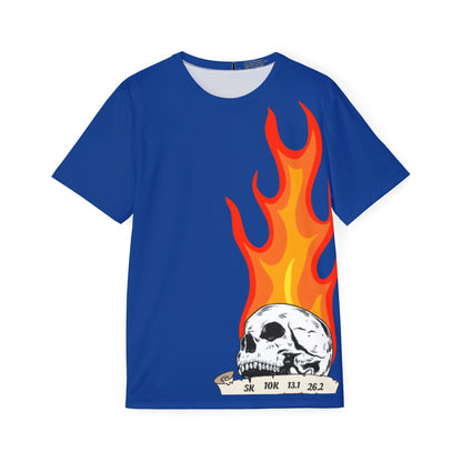My Skulls On Fire - Men's Athletic Shirt