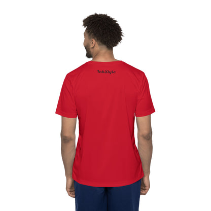 Chill Turtle - Red Men's Athletic Shirt