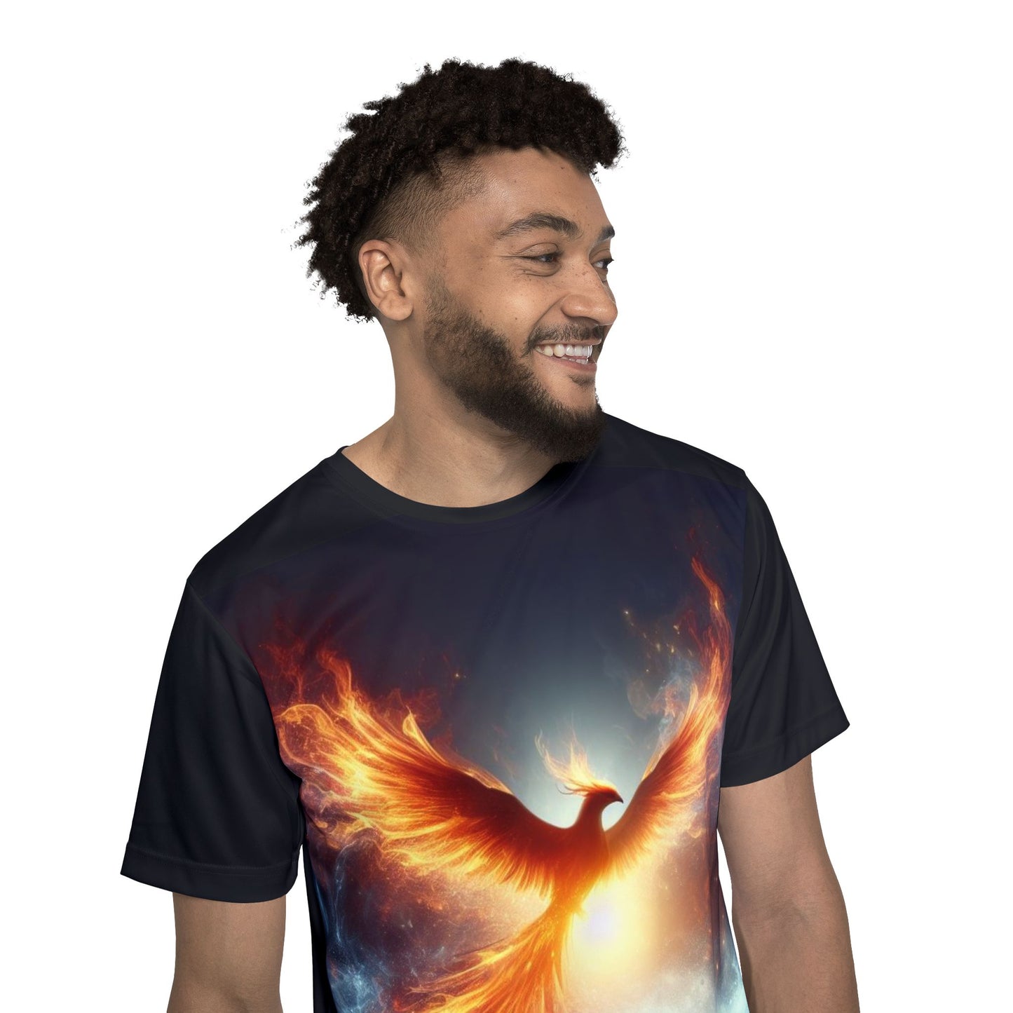 Rising Phoenix - Men's Athletic Shirt