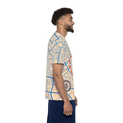 Runner's GPS - Men's Athletic Shirt