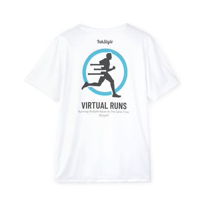 Virtual Runs Are Awesome! - Men's Athletic Shirt