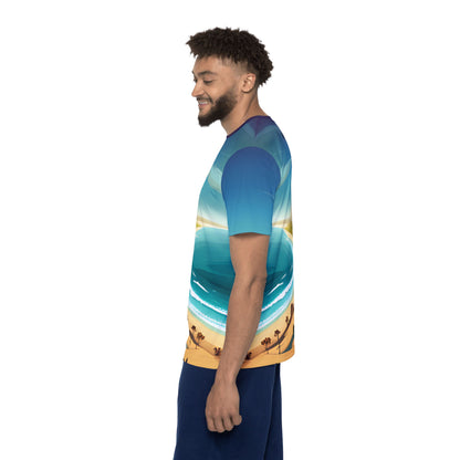 Chill Beach Run - Men's Athletic Shirt