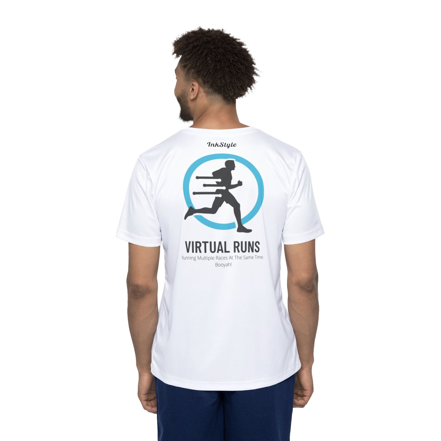 Virtual Runs Are Awesome! - Men's Athletic Shirt