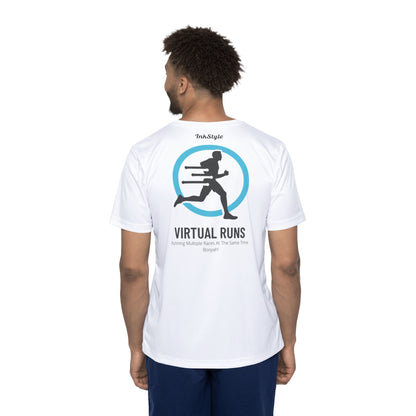 Virtual Runs Are Awesome! - Men's Athletic Shirt