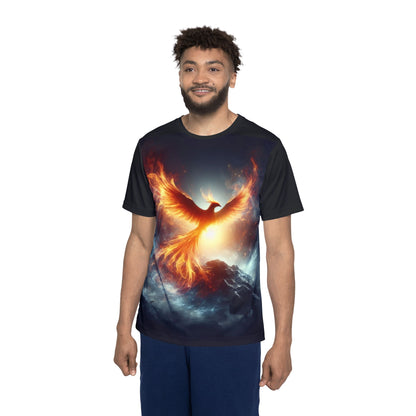 Rising Phoenix - Men's Athletic Shirt