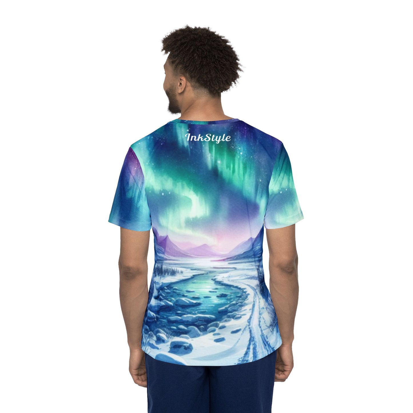 Northern Lights - Men's Athletic Shirt