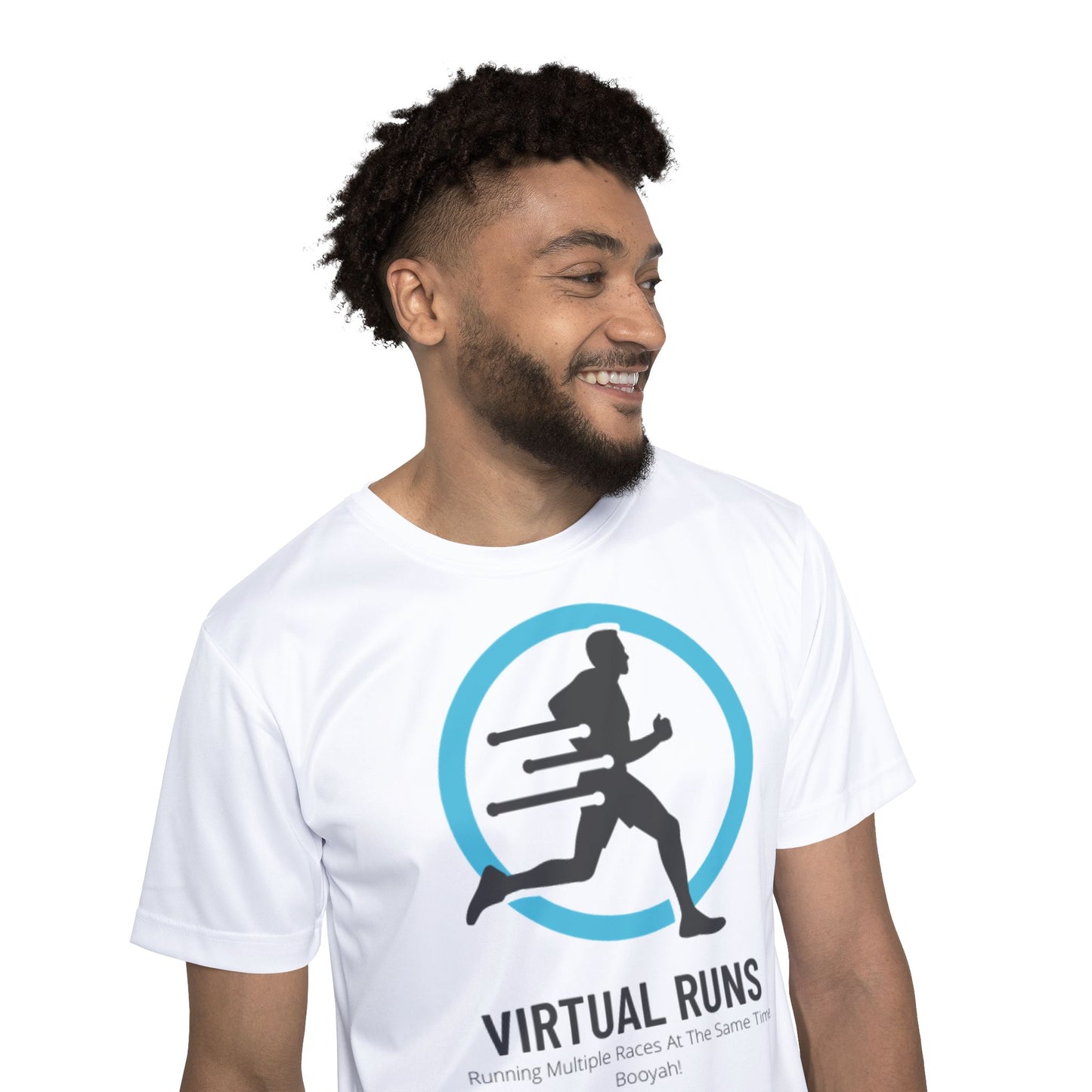 Virtual Runs Are Awesome! - Men's Athletic Shirt
