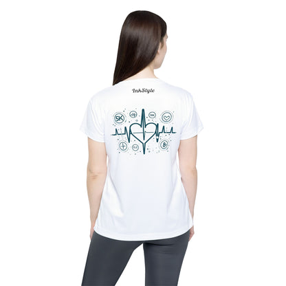 Rhythm Of My Run - Women's Sports Tee