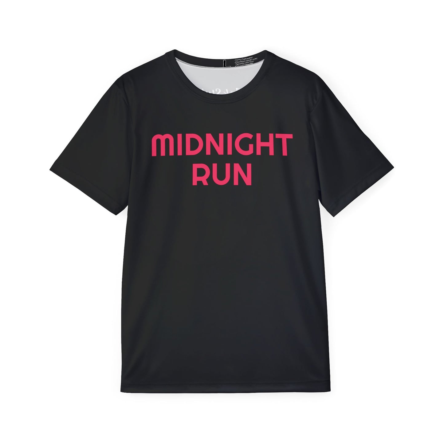 Midnight Run - Black Men's Athletic Shirt