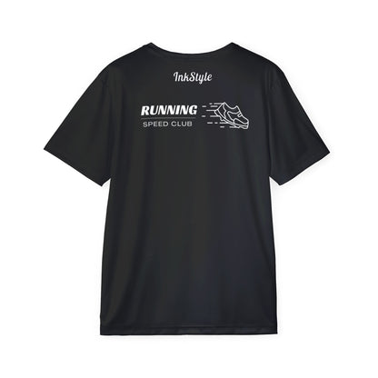 Running Speed Club - Men's Black Athletic Shirt