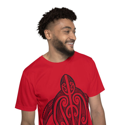 Chill Turtle - Red Men's Athletic Shirt