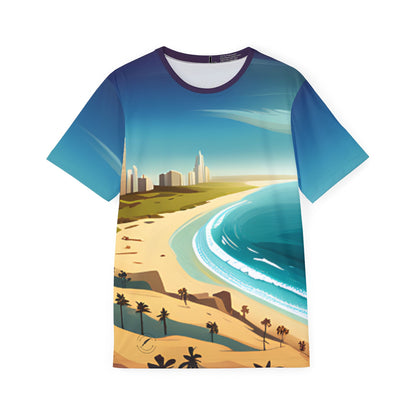 Chill Beach Run - Men's Athletic Shirt
