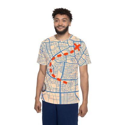 Runner's GPS - Men's Athletic Shirt