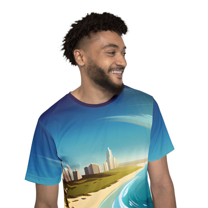 Chill Beach Run - Men's Athletic Shirt