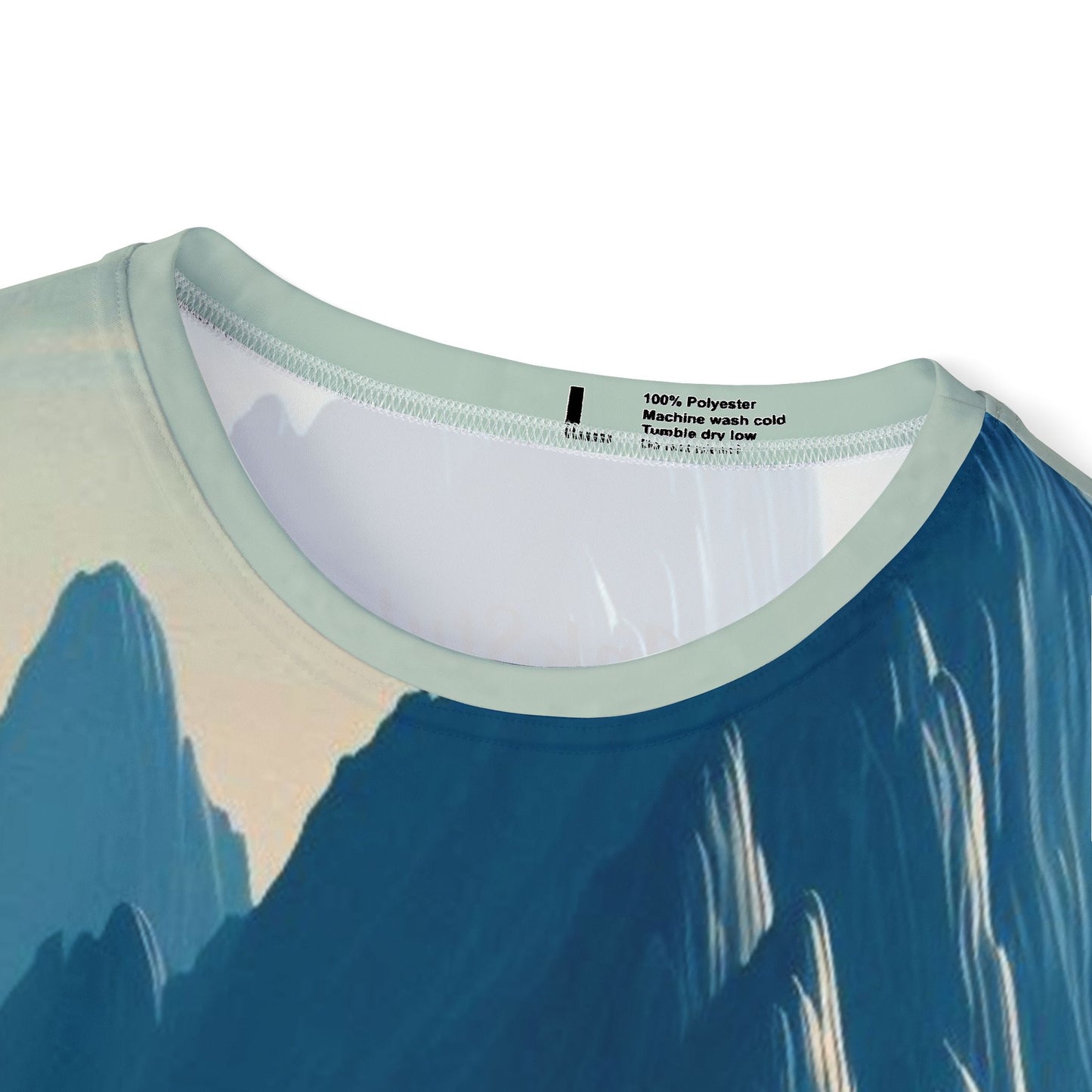 Running Like The Waves - Men's Athletic Shirt