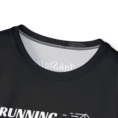 Running Speed Club - Men's Black Athletic Shirt
