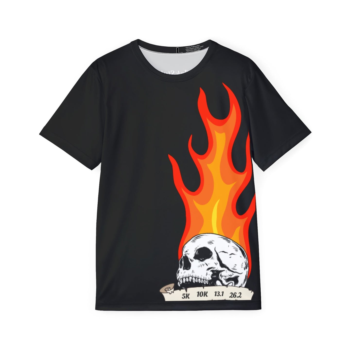 My Skulls On Fire - Men's Athletic Shirt