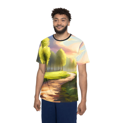 Forest Path - Men's Athletic Shirt