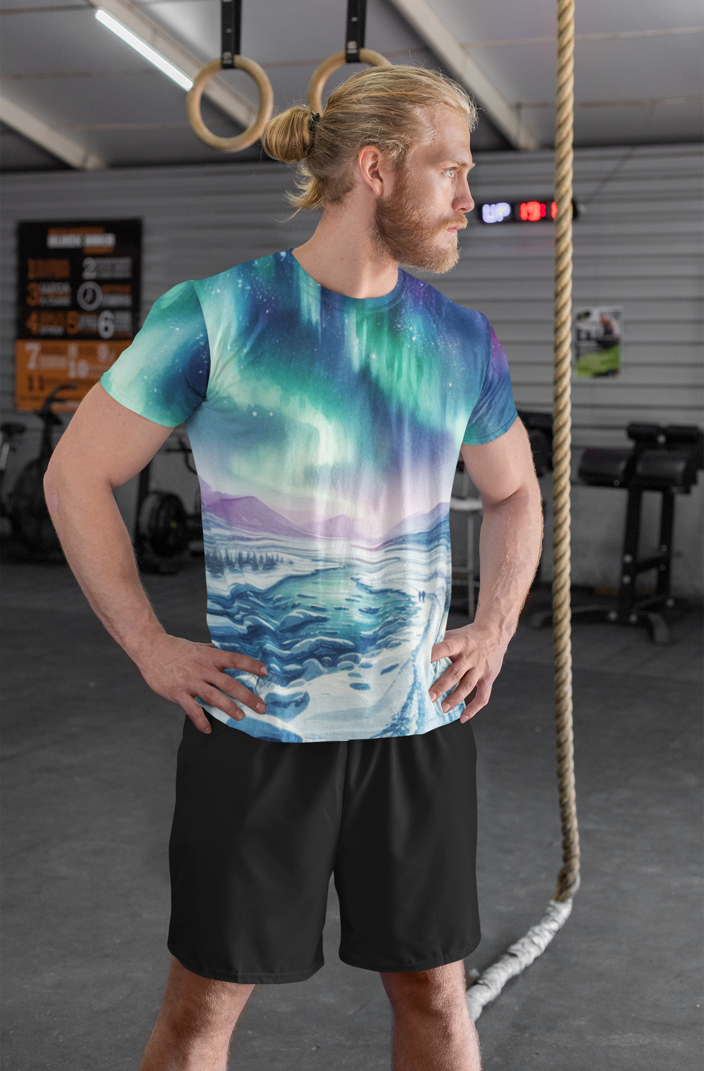 Northern Lights - Men's Athletic Shirt